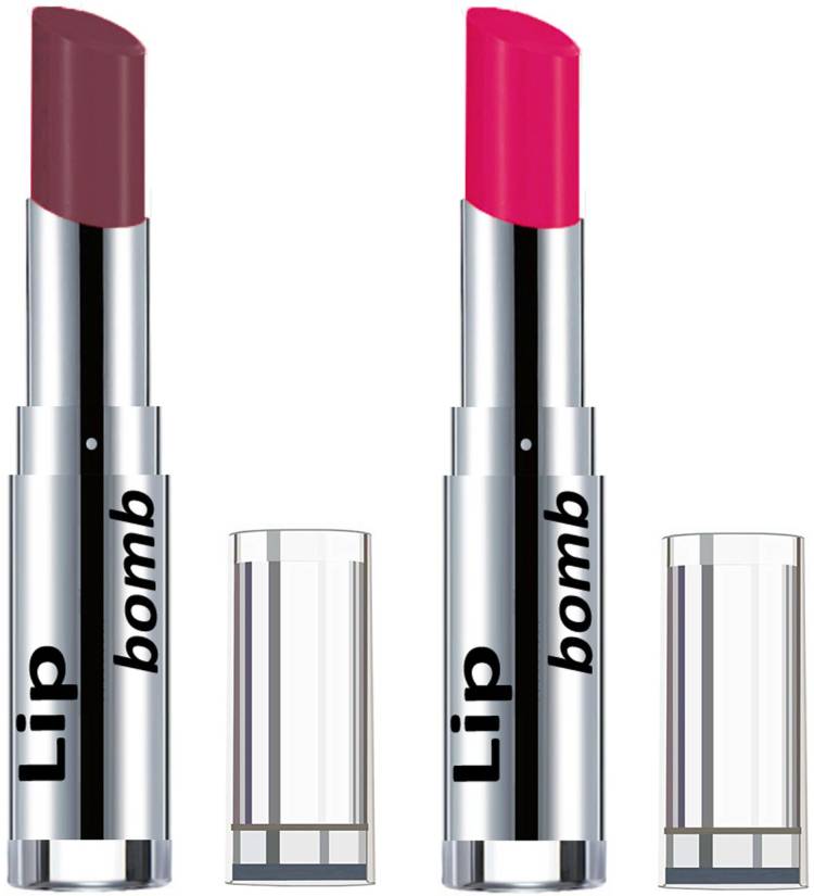 Color Fever Light Weight New And High Quality Matte Indian Creamy Lipsticks (Pack Of 2 Pcs)03-24 Price in India