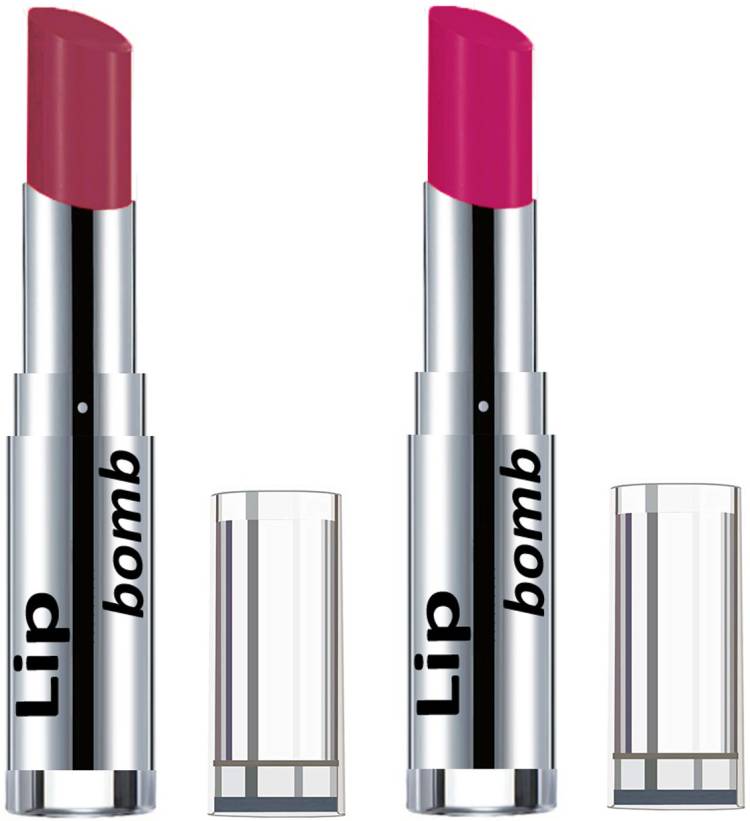 Color Fever Light Weight New And High Quality Matte Indian Creamy Lipsticks (Pack Of 2 Pcs)01-14 Price in India