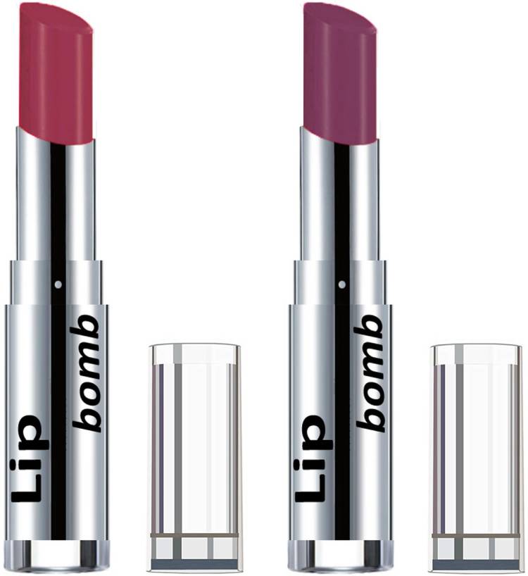 Color Fever Light Weight New And High Quality Matte Indian Creamy Lipsticks (Pack Of 2 Pcs)01-04 Price in India