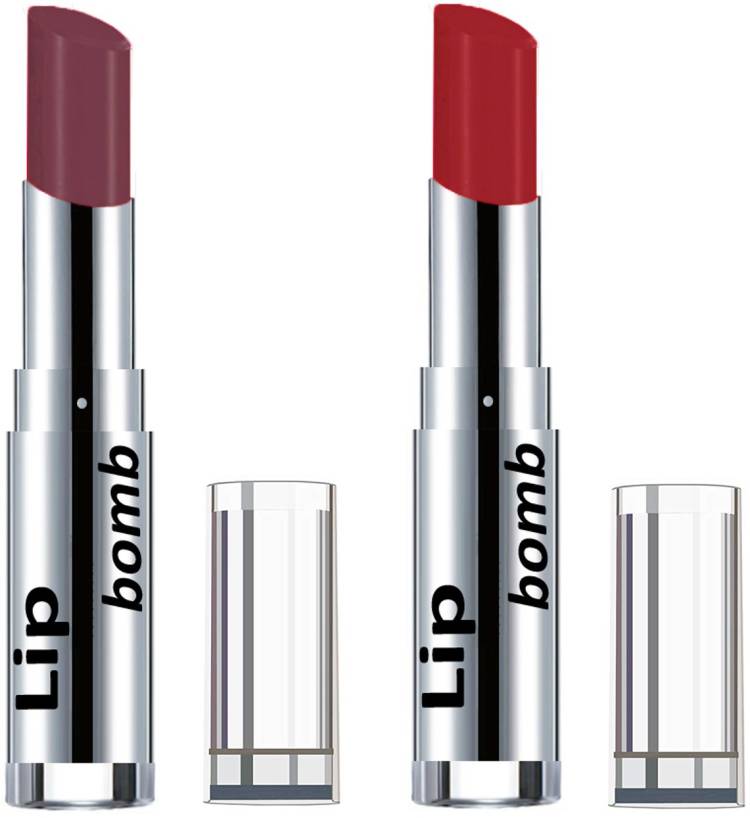 Color Fever Light Weight New And High Quality Matte Indian Creamy Lipsticks (Pack Of 2 Pcs)03-21 Price in India