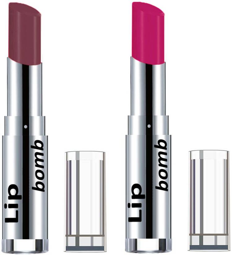 Color Fever Light Weight New And High Quality Matte Indian Creamy Lipsticks (Pack Of 2 Pcs)03-14 Price in India