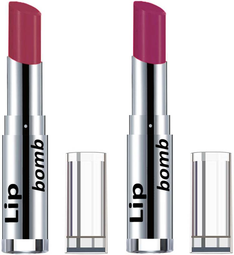 Color Fever Light Weight New And High Quality Matte Indian Creamy Lipsticks (Pack Of 2 Pcs)01-12 Price in India