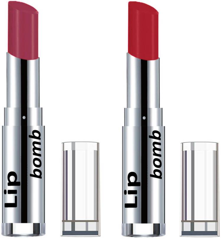 Color Fever Light Weight New And High Quality Matte Indian Creamy Lipsticks (Pack Of 2 Pcs)01-22 Price in India