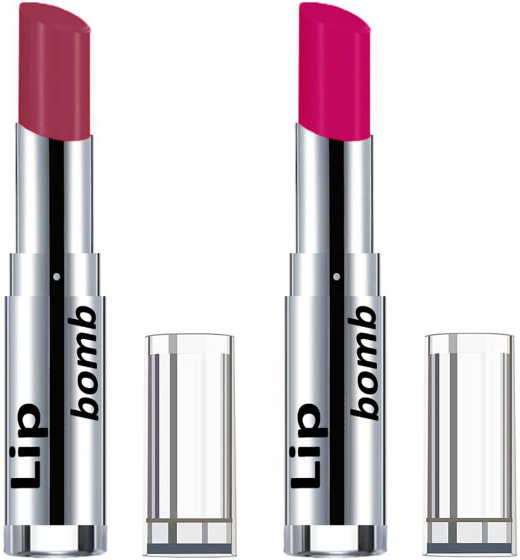 Color Fever Light Weight New And High Quality Matte Indian Creamy Lipsticks (Pack Of 2 Pcs)01-25 Price in India