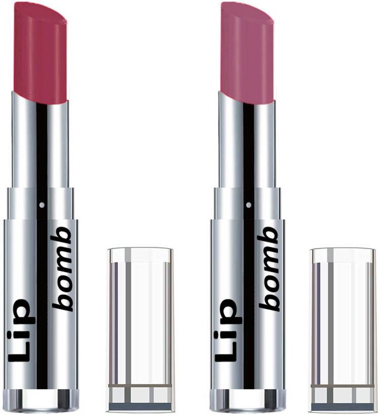 Color Fever Light Weight New And High Quality Matte Indian Creamy Lipsticks (Pack Of 2 Pcs)01-08 Price in India