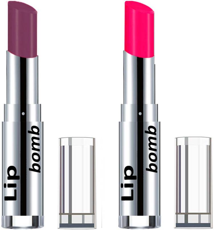 Color Fever Light Weight New And High Quality Matte Indian Creamy Lipsticks (Pack Of 2 Pcs)04-26 Price in India