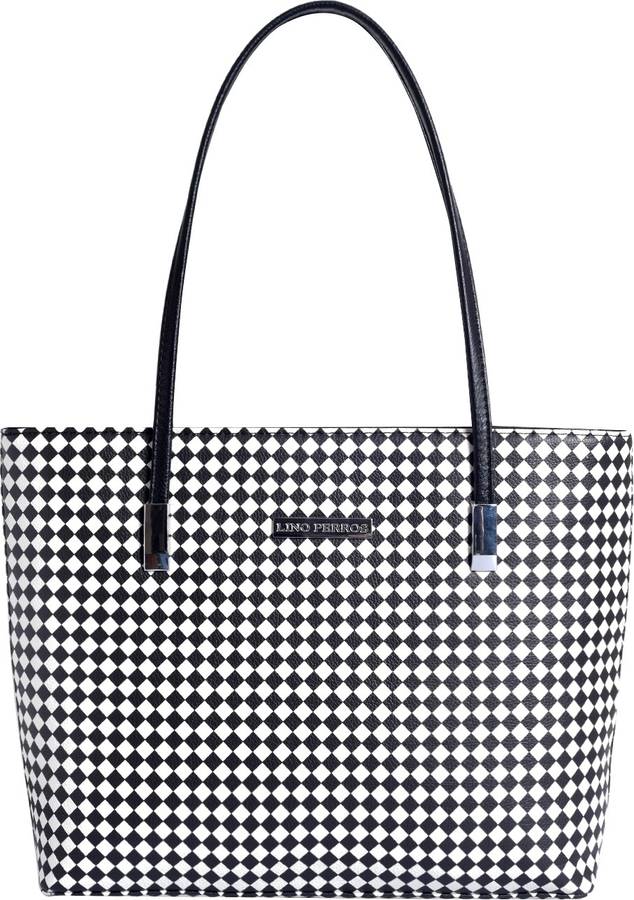 Women White, Black Shoulder Bag