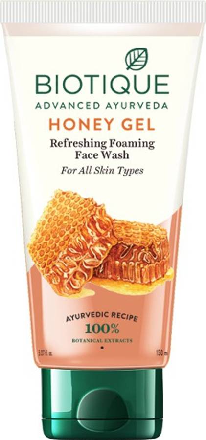 BIOTIQUE Honey Gel Refreshing Foaming  Face Wash