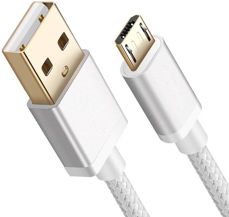 WeCool Double Braided Nylon Micro USB Charging Cable for Android Mobiles & Smart Phones 1 m Micro USB Cable