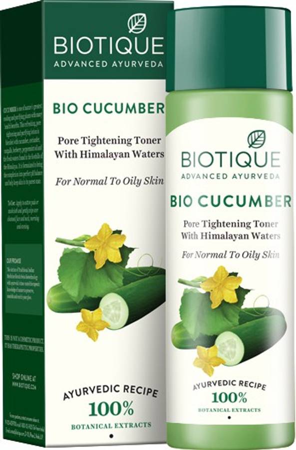 Biotique Bio Cucumber Pore Tightening Toner Men & Women