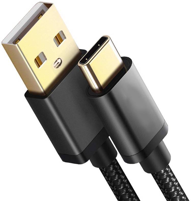 WeCool USB Braided Type-C Data Cable for Smartphones 1 m USB Type C Cable