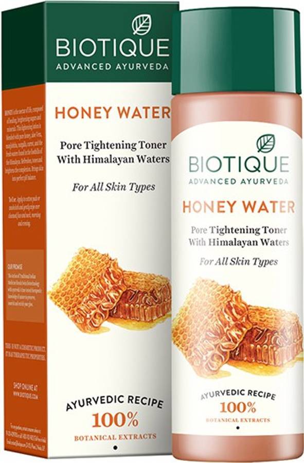 Biotique Bio Honey Water Pore tightening toner Men & Women