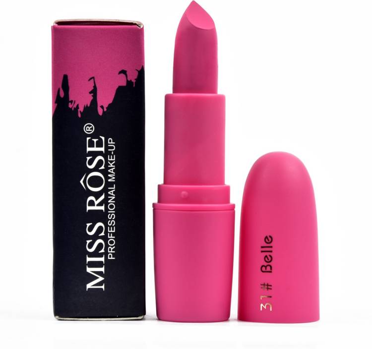 MISS ROSE Soft cream matte water proof long lasting pink colour bullet lipstick belle 31 Price in India