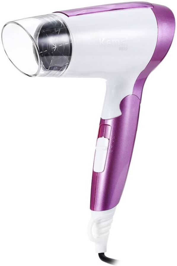 Kemei KM - 6833 Electric Mini Folding Compact Travel Hair Blow Dryer Hair Dryer Price in India