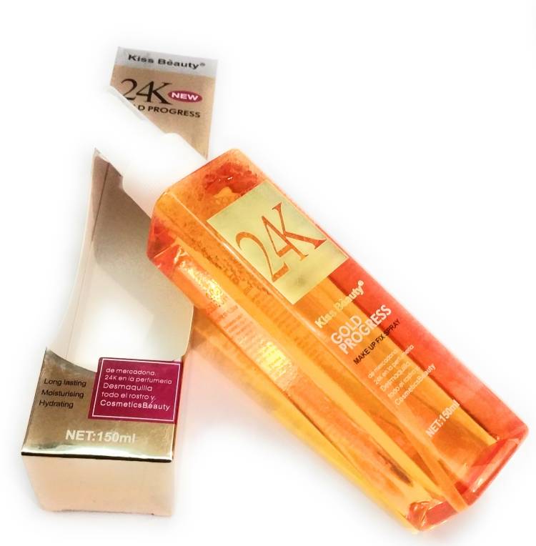 Kiss Beauty 24K Gold Progress Makeup Fix Spray Primer  - 150 ml Price in India