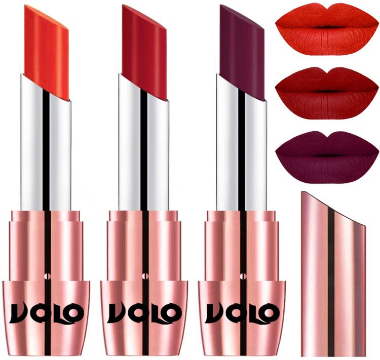 Volo Perfect Creamy with Matte Lipsticks Combo, Lip Gifts to love Code-259 Price in India