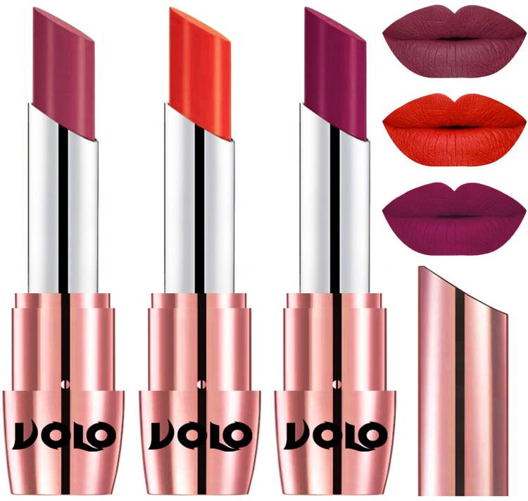 Volo Perfect Creamy with Matte Lipsticks Combo, Lip Gifts to love Code-251 Price in India