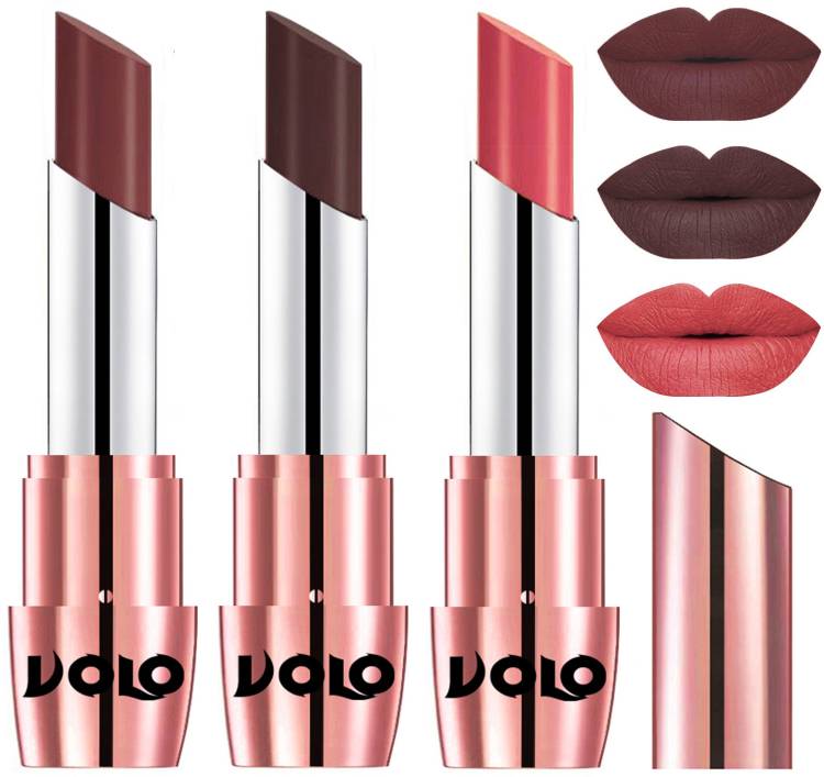 Volo Perfect Creamy with Matte Lipsticks Combo, Lip Gifts to love Code-200 Price in India