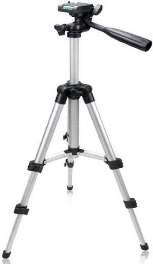 Ketsaal Tripod-3110 Portable Adjustable Aluminum Lightweight Camera Stand With Three-Dimensional Head Tripod