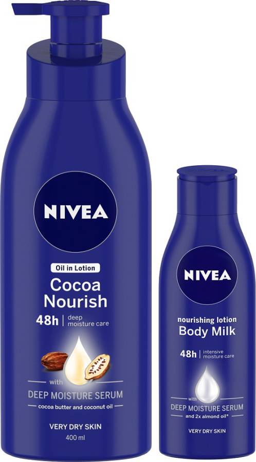 NIVEA Cocoa Nourish and Body Milk Nourishing Lotion