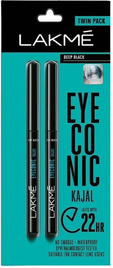 Lakme Eyeconic Kajal Twin Pack