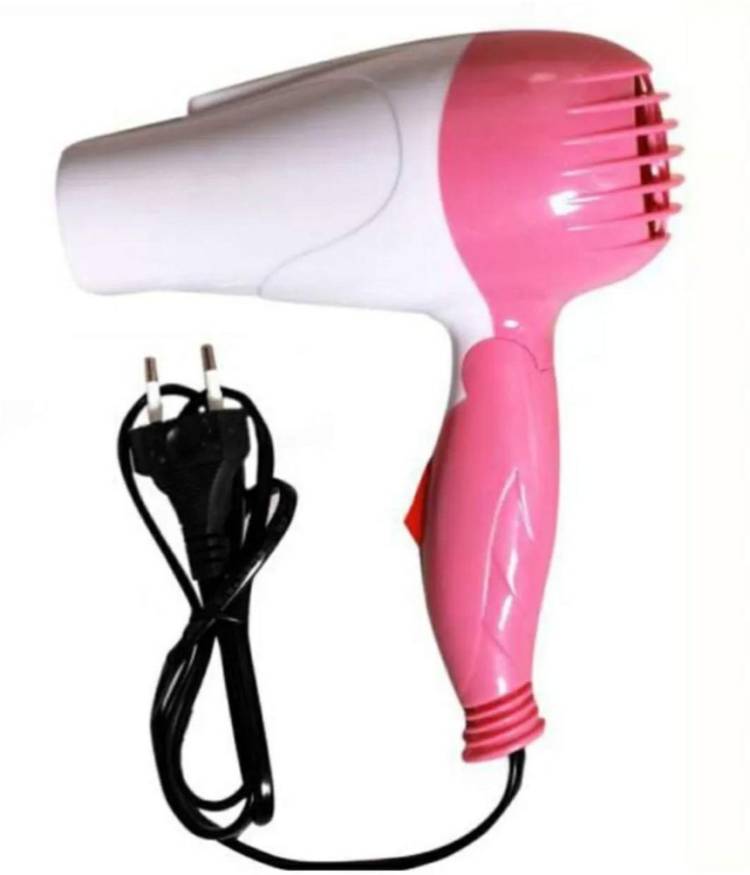 MHK Portable Foldable Professional/Daily Use Hair Dryer with 2 Speed controller 1000W Peach Hair Dryer Hair Dryer Price in India