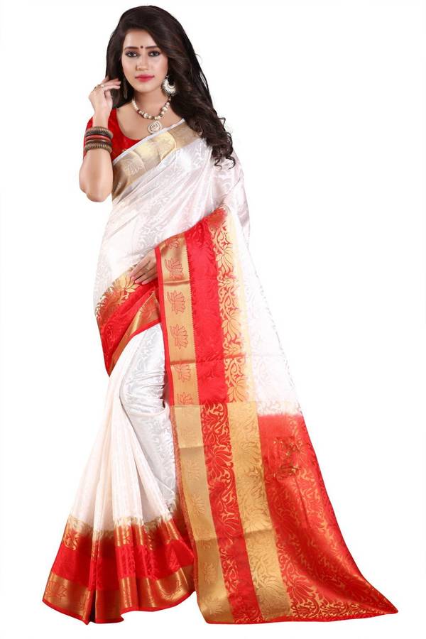 Self Design Banarasi Tussar Silk Saree