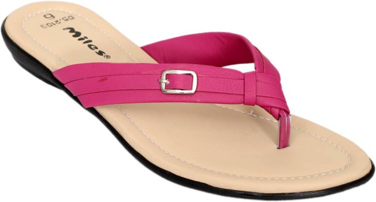 Women Pink Flats Sandal Price in India