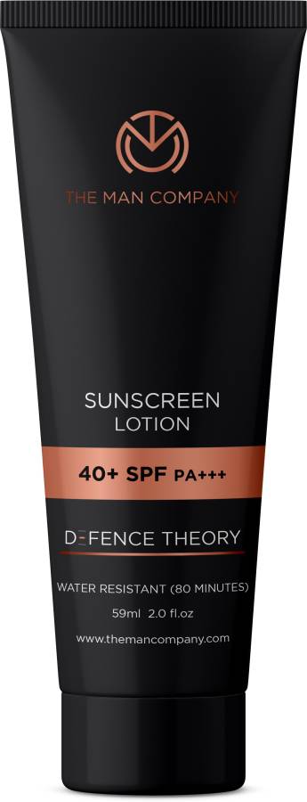 THE MAN COMPANY Sunscreen Lotion - SPF 40+ PA+++ Price in India