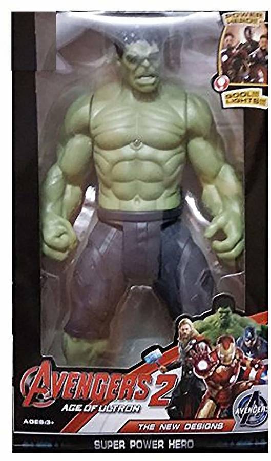 Urvashi Enterprises Superhero Age of Action Figure, 19cm with LED Light Function