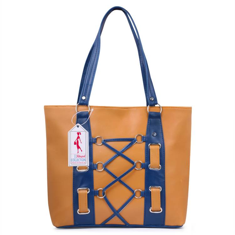 Women Blue, Yellow Tote