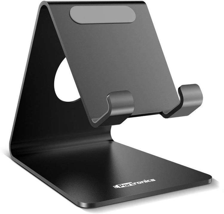 Portronics POR-122 MODESK Universal Mobile Holder (Black) Mobile Holder