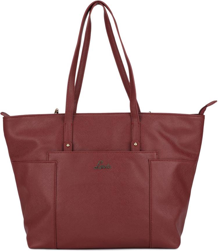 Women Maroon Tote - Extra Spacious