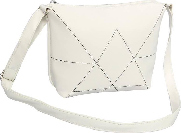 White Women Sling Bag - Regular Size