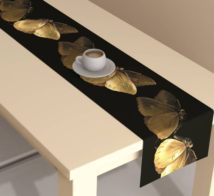 Metro Living Black 150 cm Table Runner