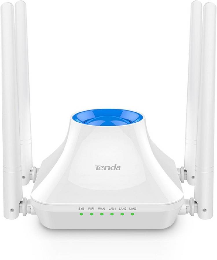 TENDA F6 Wireless N300 Easy Setup (White, Not a Modem) 300 Mbps Router
