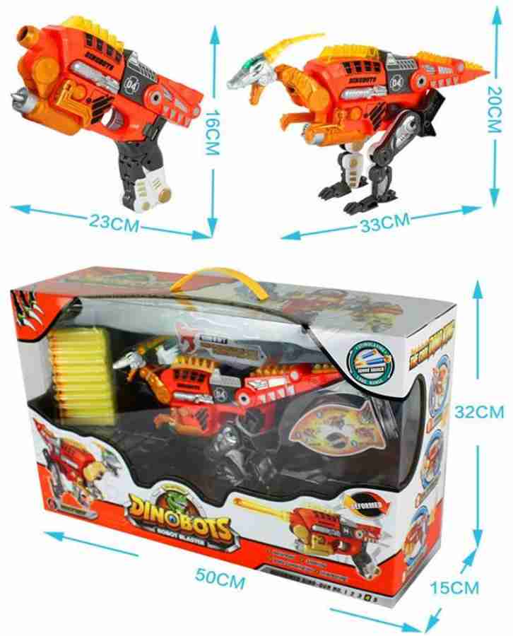 IndusBay Dinosaur Transformers Robot Blaster Gun Toy For Kids