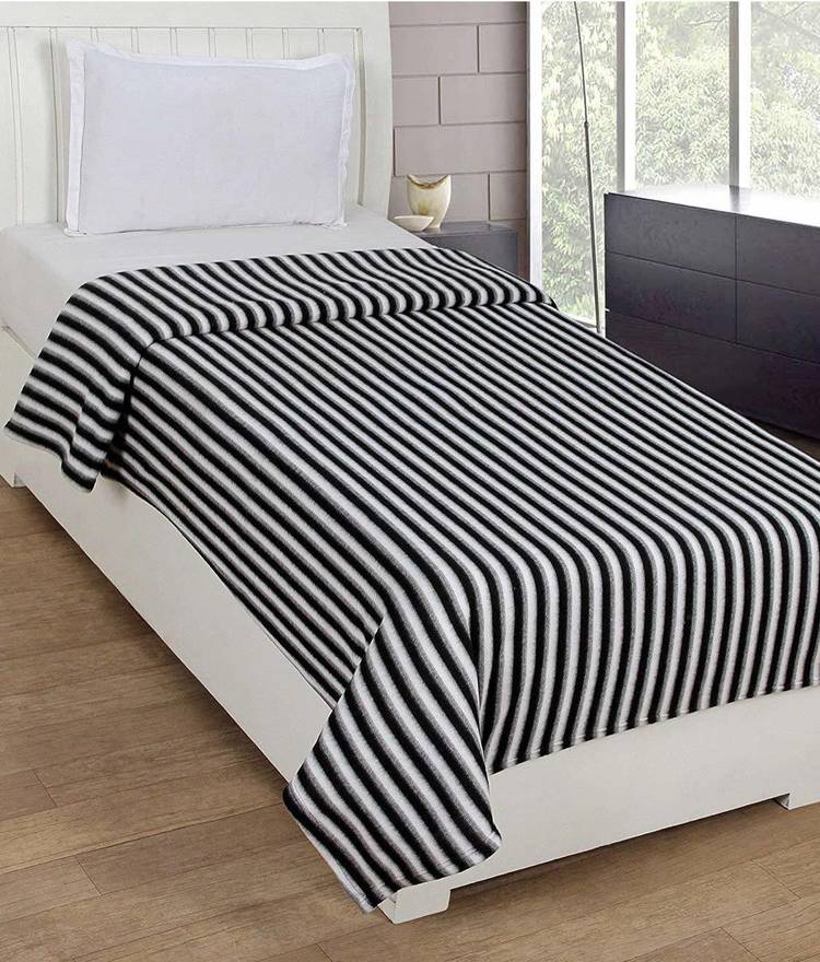 siddh products Striped Single Fleece Blanket