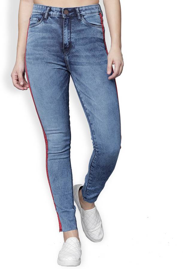 Super Skinny Women Blue Jeans