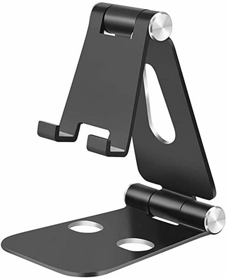 STRIFF Anodized Aluminum Adjustable Foldable Stand for All Smartphones and tablet Mobile Holder