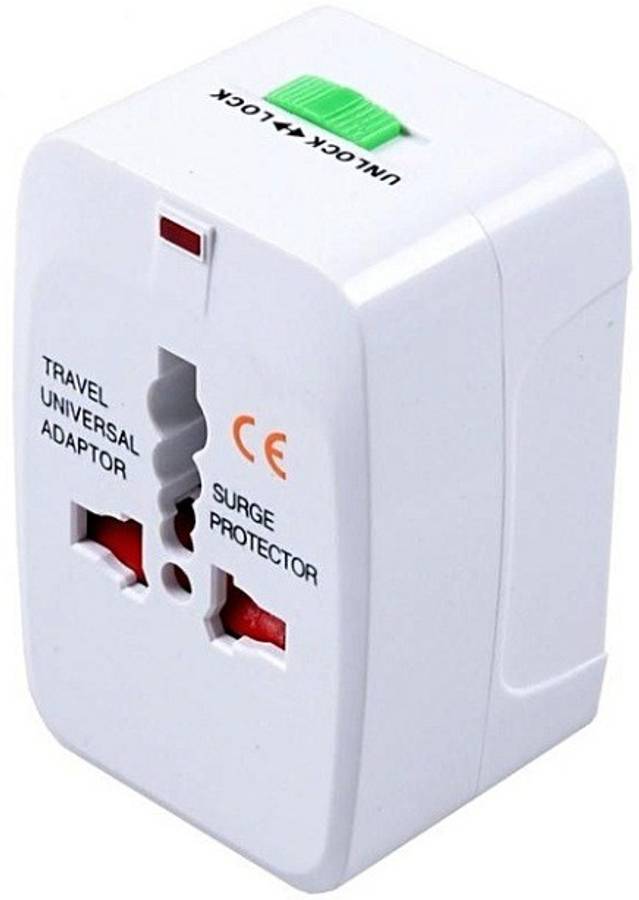 Mopslik Universal Travel Worldwide Adapter - No USB (Pack of 1) … Worldwide Adaptor