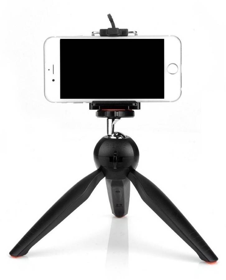 iSpares MI _ Real Portable tripod Compatiable with all smart phone And camera||360 degree tripod|| Foldable triopod|| Camera stand|| Mobile Tripod|| Camcorder tripod|| Camera mount|| Extendable tripod||Three-Dimensional Head & Quick Release Plate|| Compa