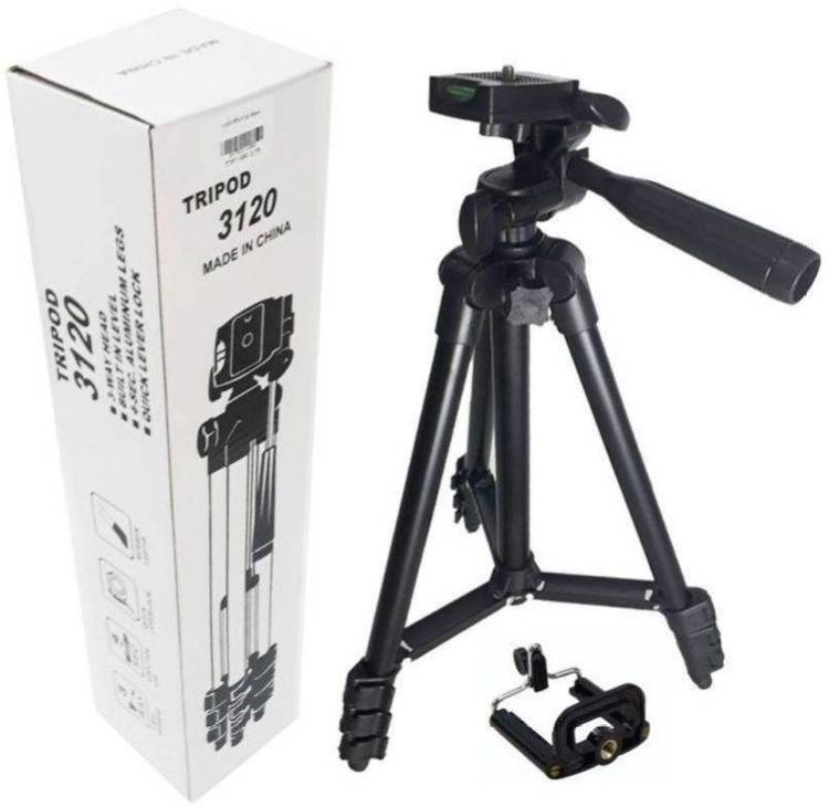 Original Tripod Stand 360 Degree 3120 Portable Digital Camera DSLR Mobile Stand Holder Camcorder Tripod Stand Lightweight Aluminum Flexible Portable Three-way Head Compatible Tripod Mobile Holder Tiktok Tripod Tripod