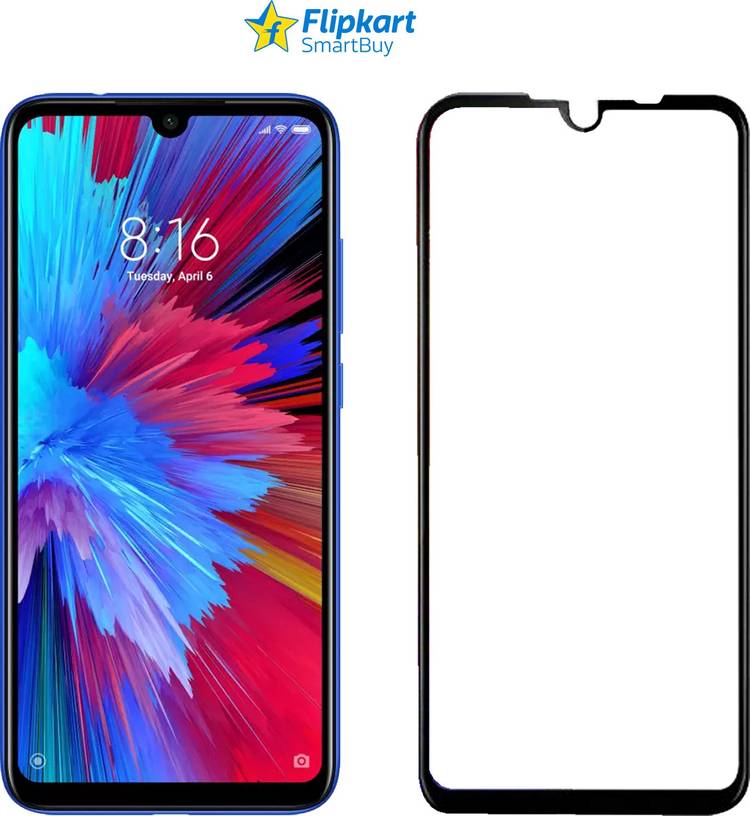 Flipkart SmartBuy Edge To Edge Tempered Glass for Mi Redmi Note 7, Mi Redmi Note 7 Pro, Mi Redmi Note 7S