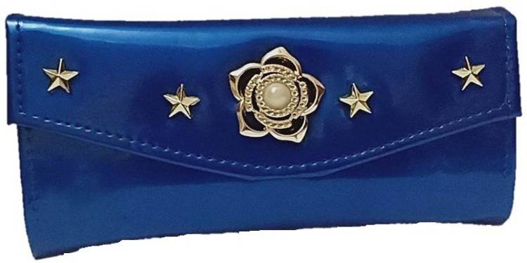 Party, Formal, Casual Blue  Clutch  - Mini Price in India