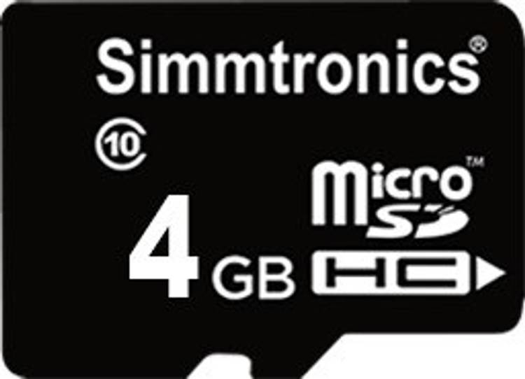 SIMMTRONICS HC 4 GB MicroSD Card Class 10 48 MB/s  Memory Card