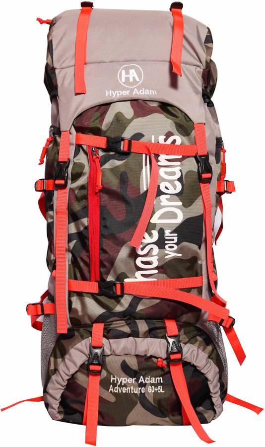 65 L TRAVEL BACKPACK FOR OUTDOOR SPORT HIKING TREKKING BAG CAMPING RUCKSACK Rucksack  - 64 L