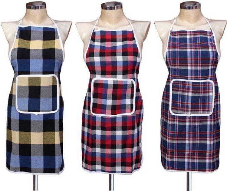 LooMantha Cotton Home Use Apron - Free Size