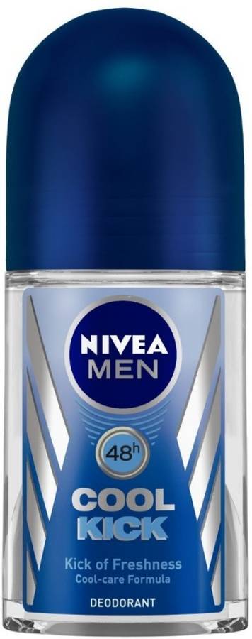 NIVEA MEN Cool Kick Deodorant Roll-on  -  For Men