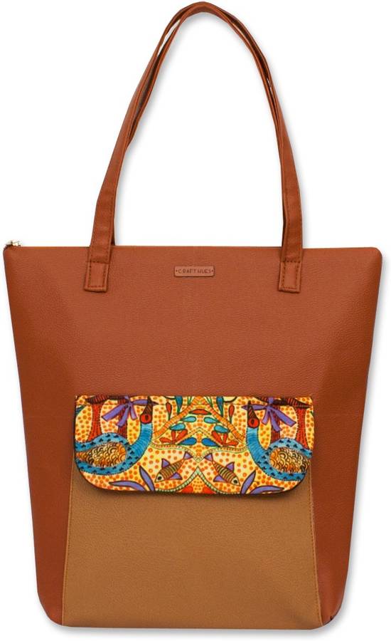 Women Tan, Brown Tote